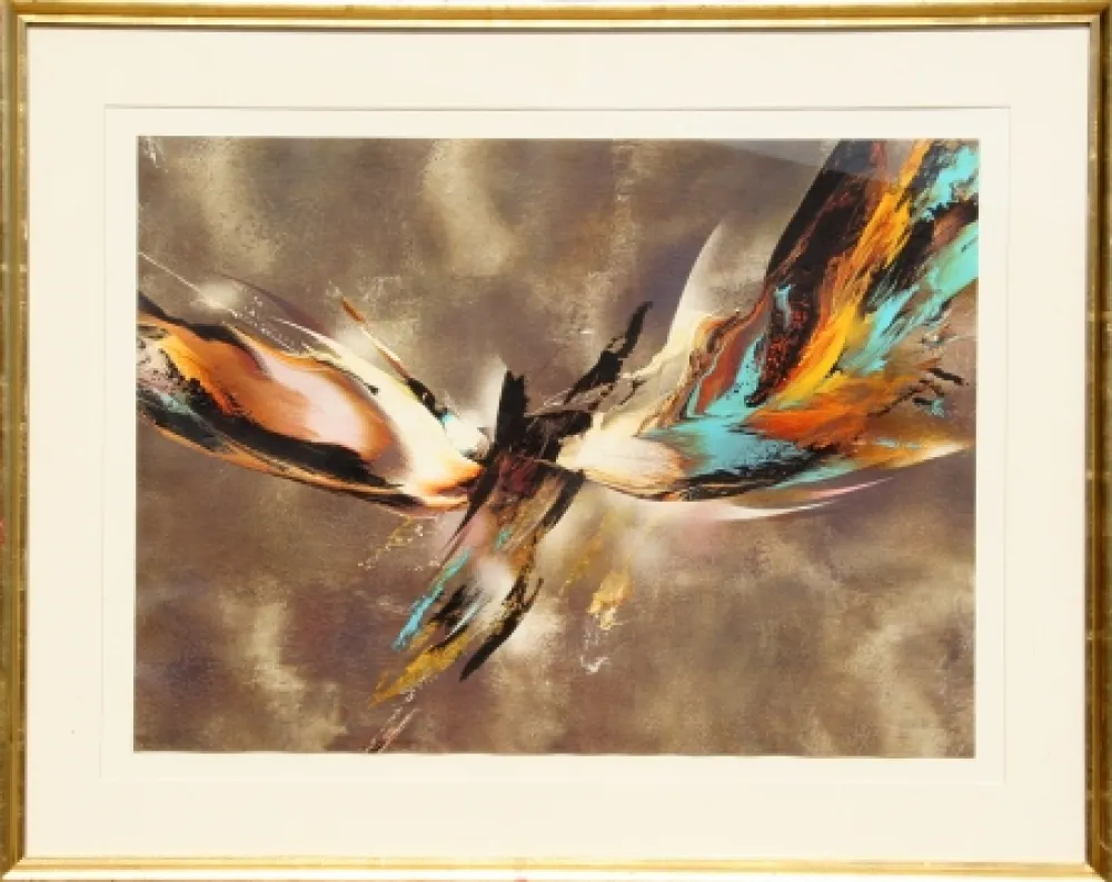 リトグラフ Nierman -  Untitled - IV from the Cosmic Energy Suite