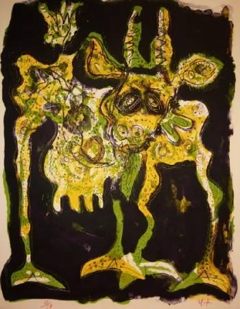 リトグラフ Nieto - Mamellement votre