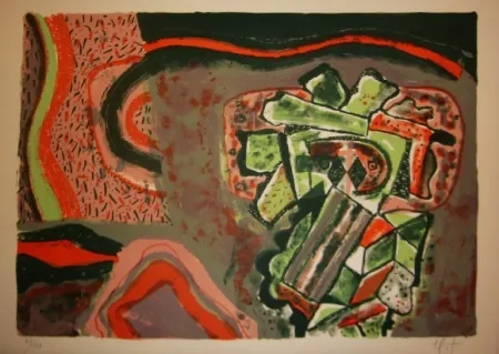 リトグラフ Nieto - Tête verte 