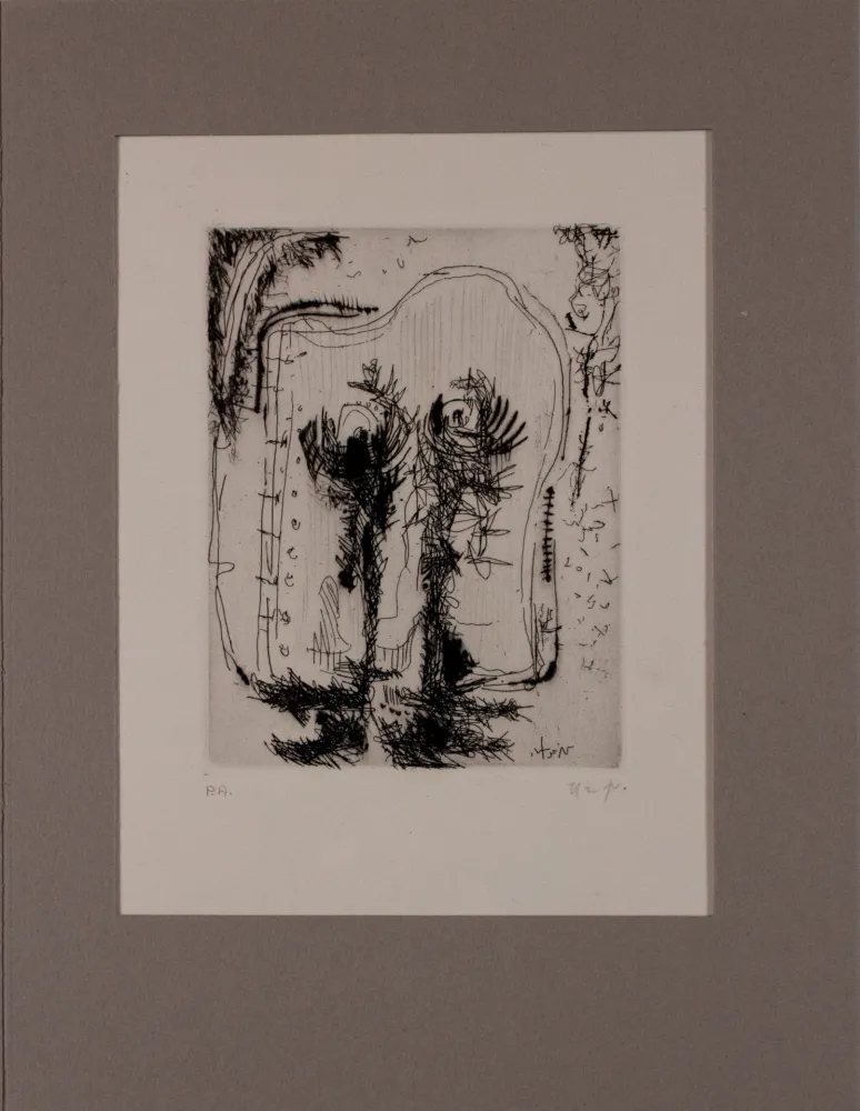 エッチング Nieto - Untitled from 'Avanguardia internazionale', vol. 4