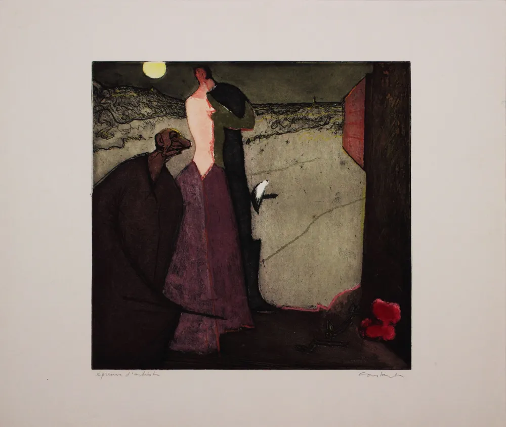 エッチングと　アクチアント Nieuwenhuys - Cyrano declare son amour