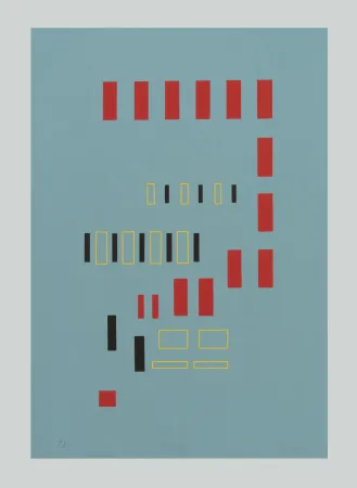 シルクスクリーン Nigro - Composizione