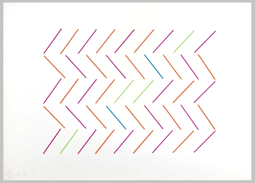 リトグラフ Nigro - Composizione 