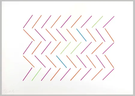 リトグラフ Nigro - Composizione 