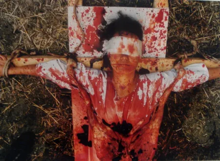 写真 Nitsch - 96 Aktion – Giardini San Martino, Napoli, C