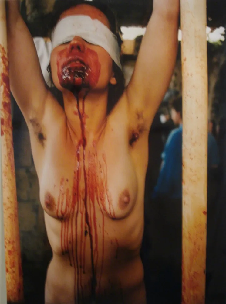 写真 Nitsch - 96 Aktion – Giardini San Martino, Napoli, P