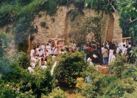 写真 Nitsch - Azione N. 96 – Giardini S. Martino A Napoli