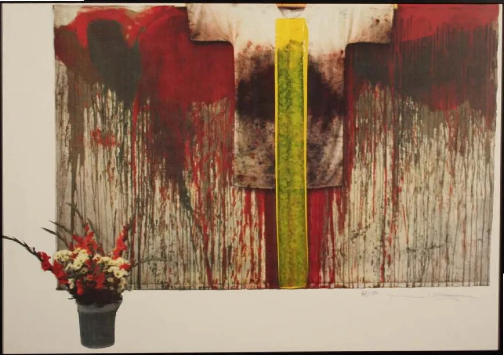 リトグラフ Nitsch - SENZA TITOLO