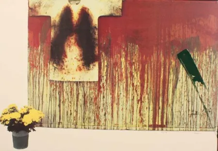 リトグラフ Nitsch - SENZA TITOLO