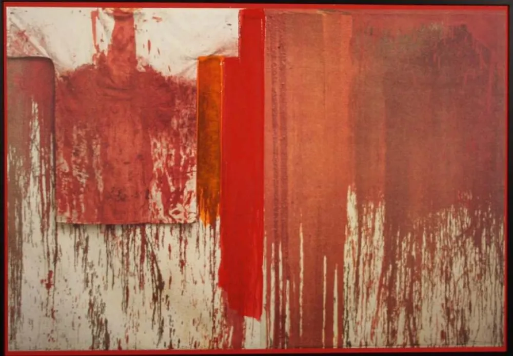 リトグラフ Nitsch - SENZA TITOLO