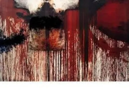 技術的なありません Nitsch - Übermalte Bild