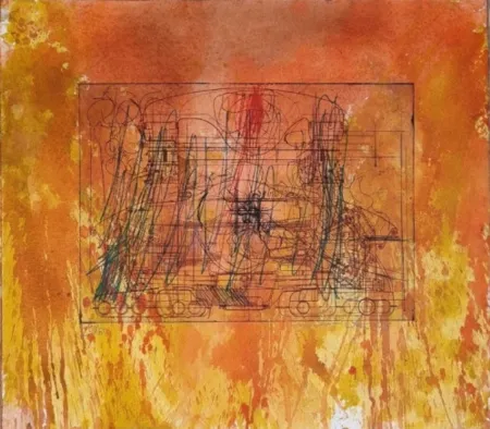 リトグラフ Nitsch - Untitled