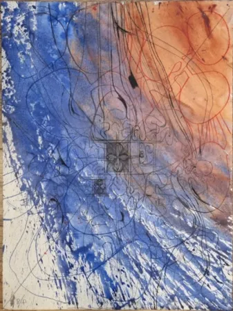 リトグラフ Nitsch - Untitled