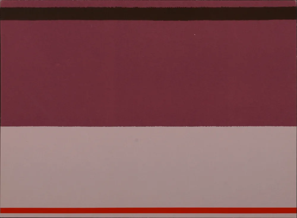 シルクスクリーン Noland - Abstract Composition, 1973 -  Hand-numbered!