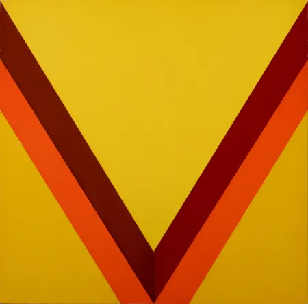 シルクスクリーン Noland - Early Fall, 1967 - Very scarce!