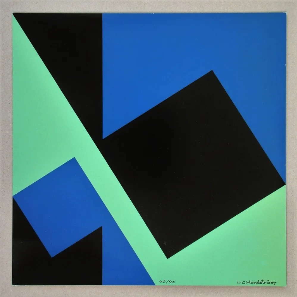 シルクスクリーン Nordström - Concrete Composition