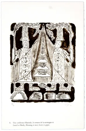 リトグラフ Nørgaard - A. Une conférence bilatérale