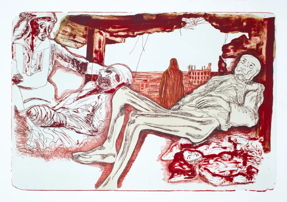 リトグラフ Nørgaard - La guerre III