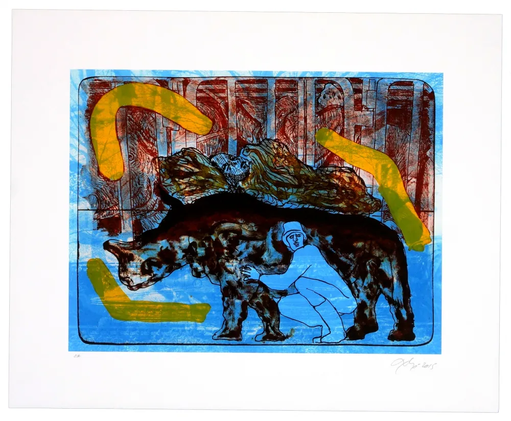 リトグラフ Nørgaard - La paix I