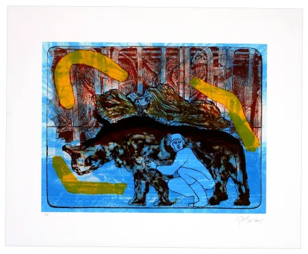 リトグラフ Nørgaard - La paix I