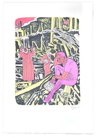 リトグラフ Nørgaard - Mémoire d'outre tombe 4