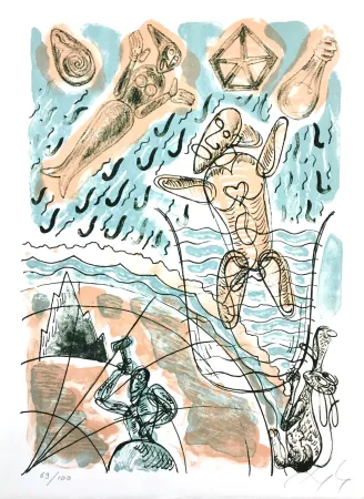 リトグラフ Nørgaard - Sans titre