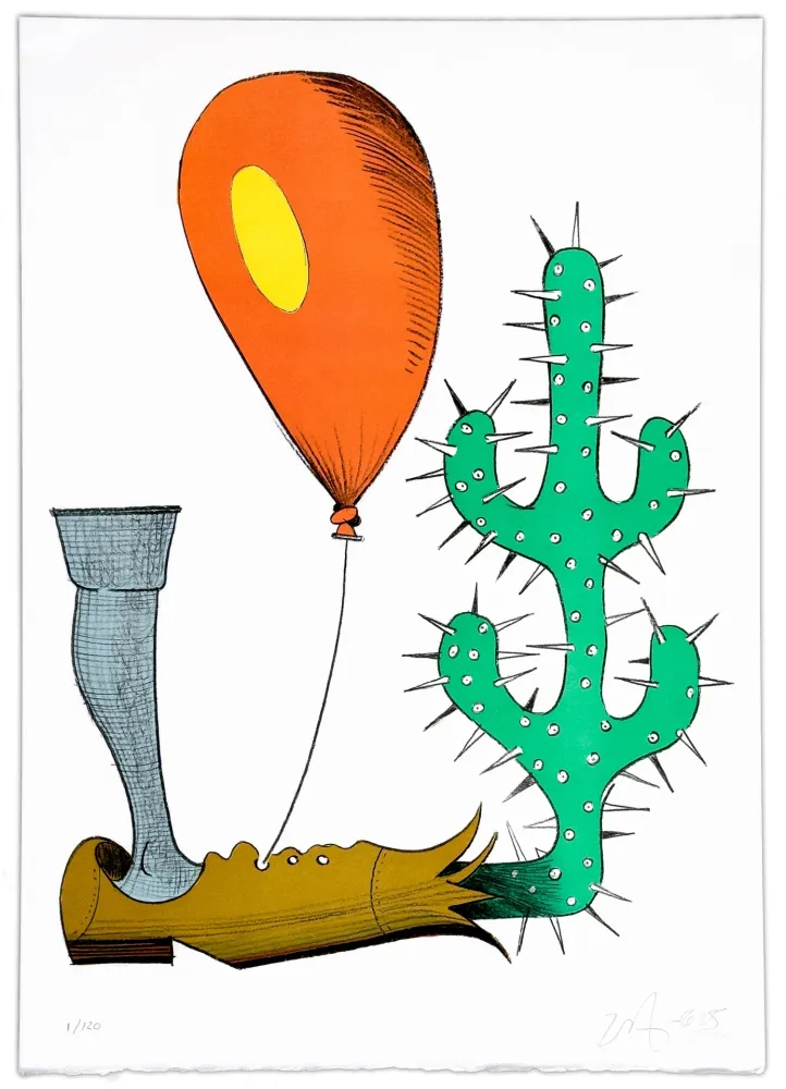 リトグラフ Nørgard - Le début de l'amitié de toute une vie 