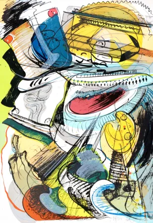 リトグラフ Nørgard - Leaving civilisation 2