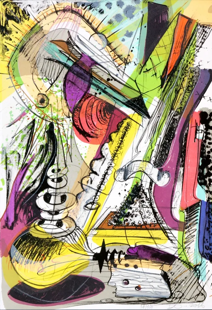 リトグラフ Nørgard - Leaving civilization 2