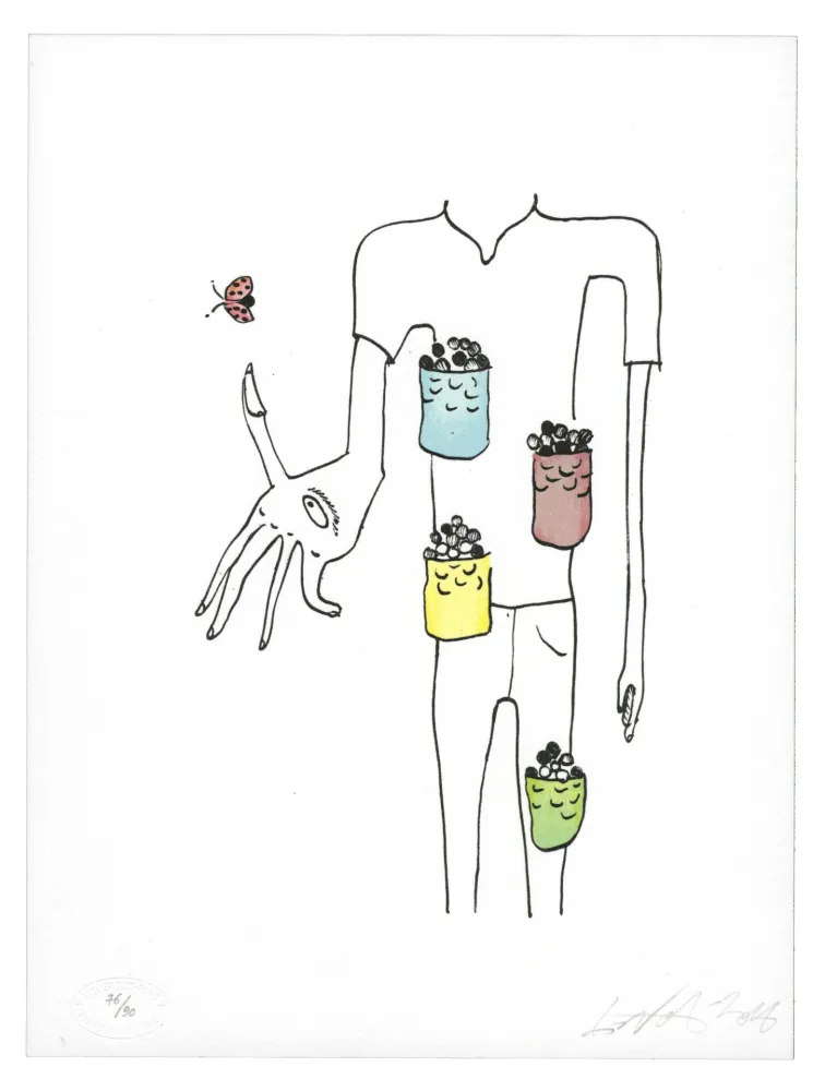 リトグラフ Nørgard - Poche à bonbon