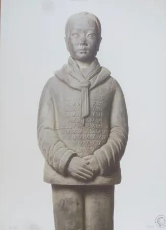 リトグラフ Noury - Terracotta daughters # 4