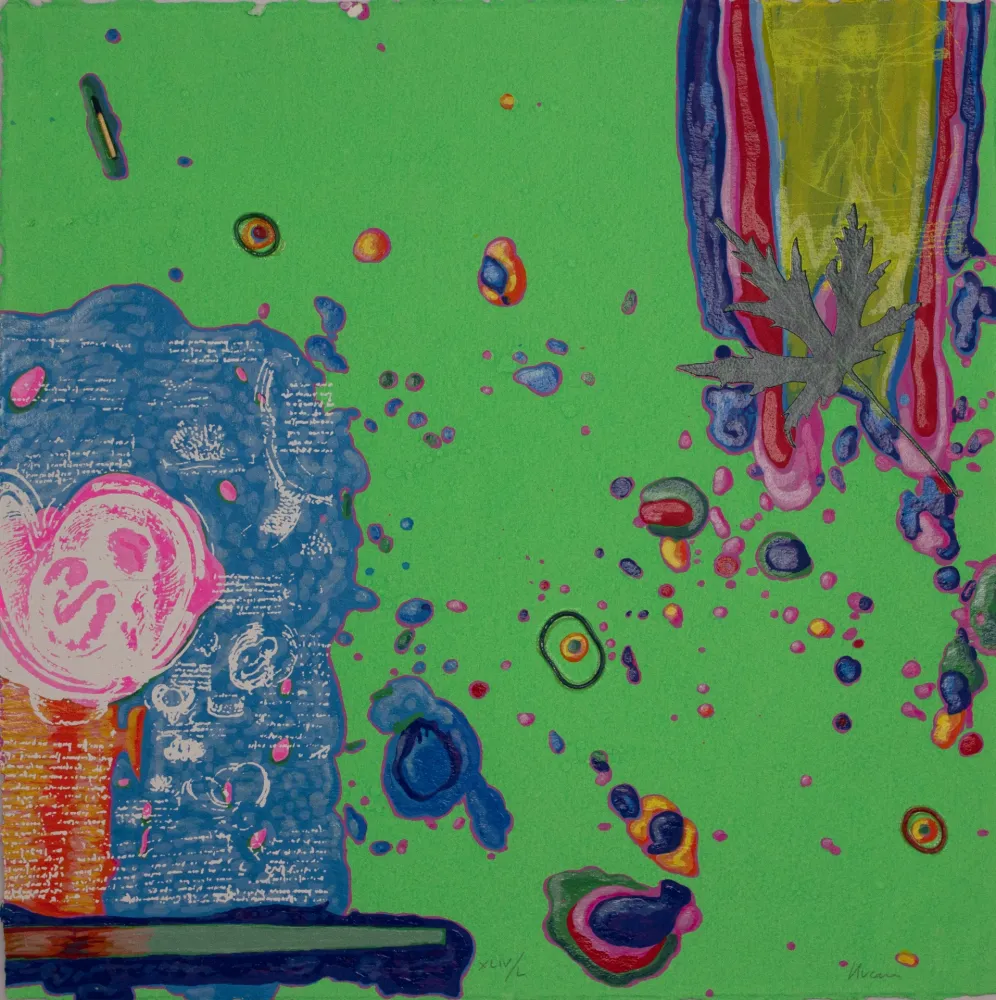 シルクスクリーン Nucara - Omaggio a Leonardo