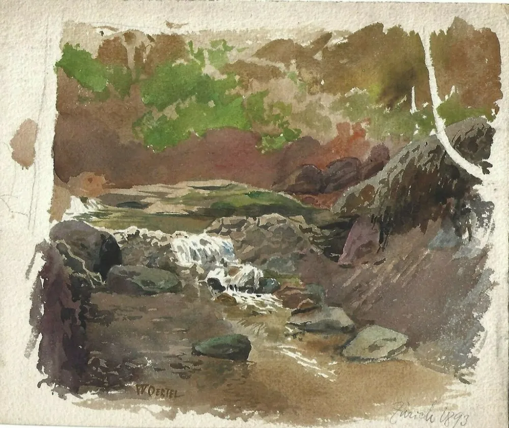 技術的なありません Oertel - Untitled (landscape near Zurich)