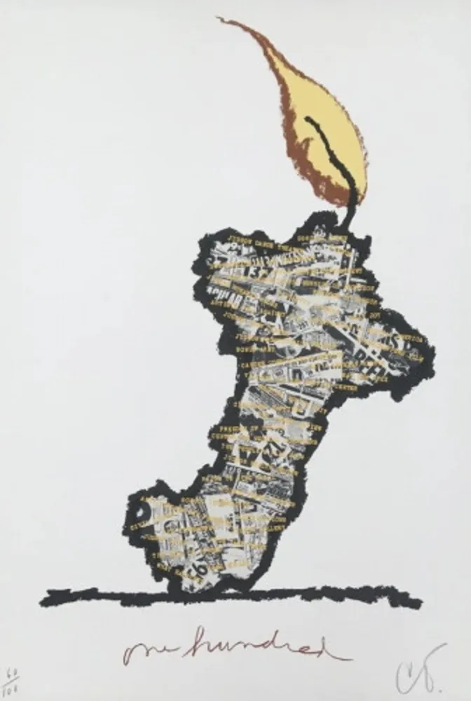 シルクスクリーン Oldenburg - Centennial Print for the Judson Memorial Church