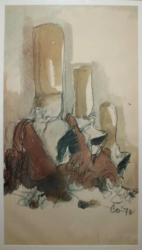 リトグラフ Oldenburg - Fagends Carved in Rock Fagend Canyon