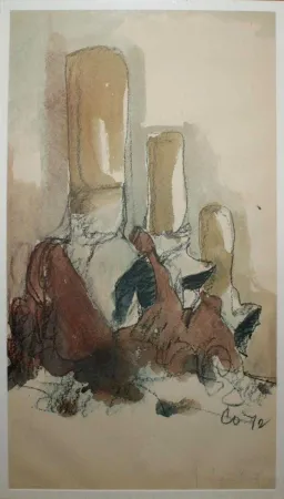 リトグラフ Oldenburg - Fagends Carved in Rock Fagend Canyon