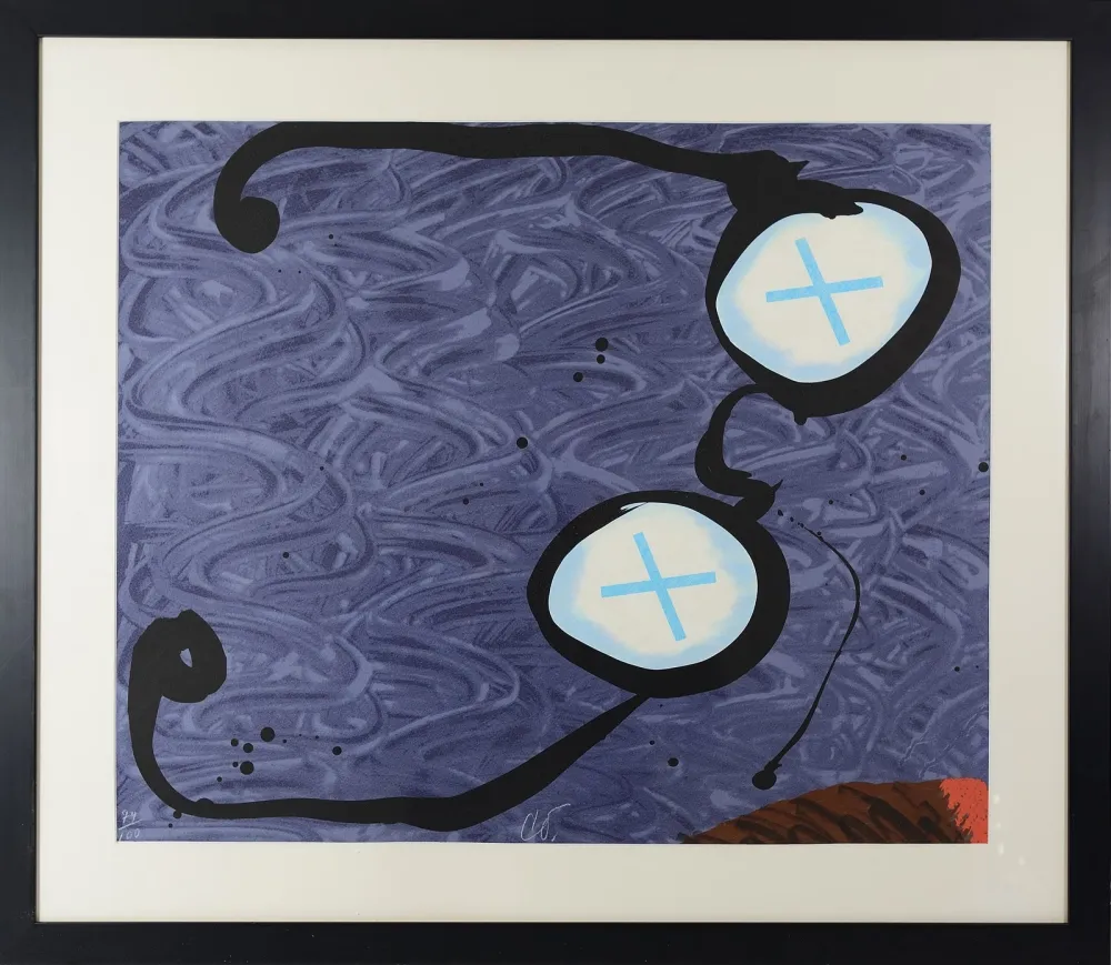 シルクスクリーン Oldenburg - Icons in a Smoke-filled Room