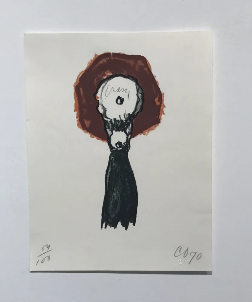 リトグラフ Oldenburg - Typewriter Eraser