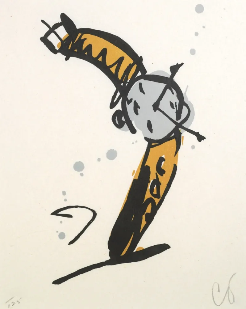 リトグラフ Oldenburg - Wrist Watch Rising, from Art Pro-Choice II