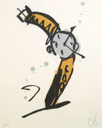 リトグラフ Oldenburg - Wrist Watch Rising, from Art Pro-Choice II