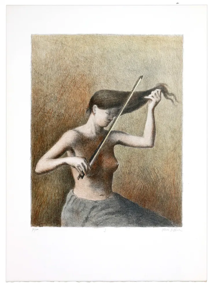 リトグラフ Olivier O - Romances Muettes (Le menuet des poux)