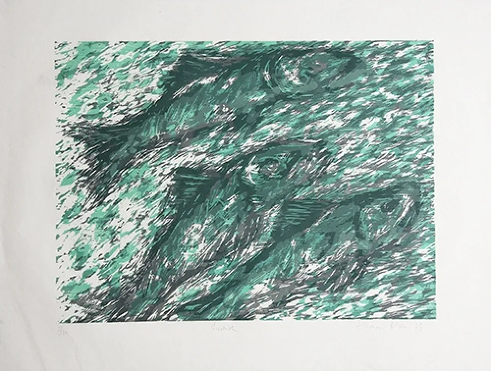 木版 Olsen - Lachse / Salmon