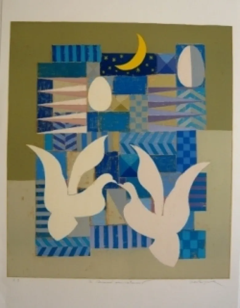 リトグラフ Oosterlynck - Sans titre