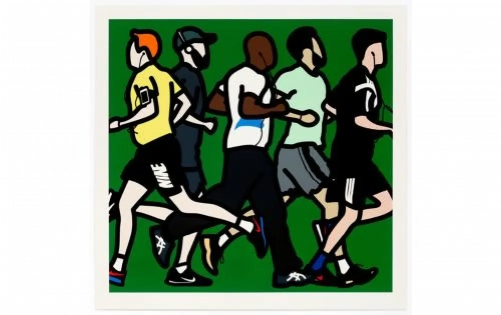 多数の Opie - Running Men