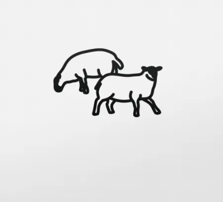 技術的なありません Opie - Sheep 2, from Nature 1 Series