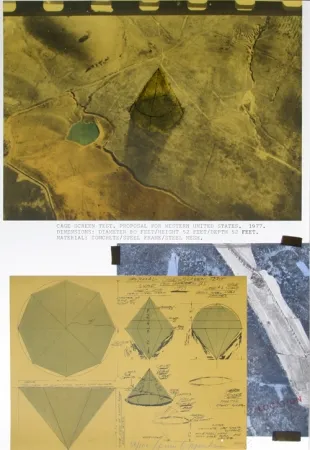 リトグラフ Oppenheim - Cage Screen Test