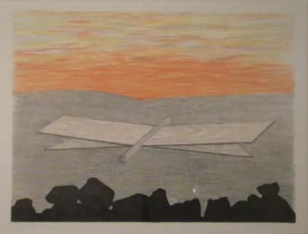 リトグラフ Oppenheim - Der Zypressenschwärmer.