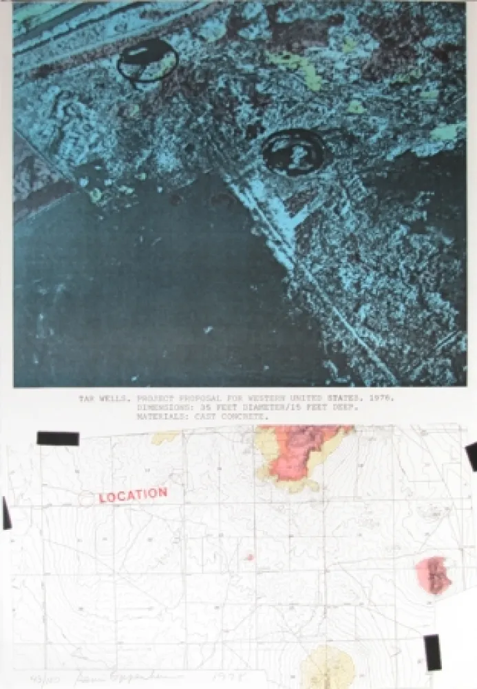 シルクスクリーン Oppenheim - Tar Wells