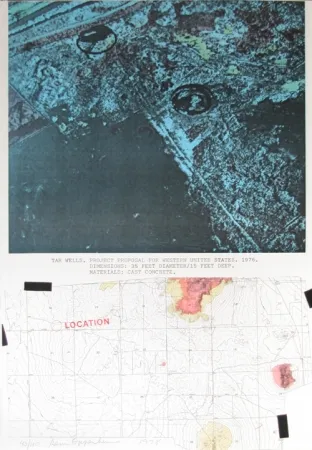 シルクスクリーン Oppenheim - Tar Wells