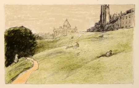 リトグラフ Orlik - Edinburgh